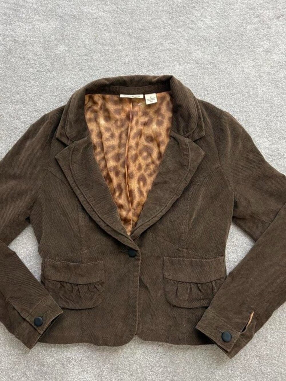 DKNY Vintage brown corduroy jacket